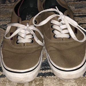 Dark Tan Vans